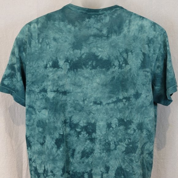 Junk food Tie Dye Blue Saying Tshirt Quit Your Day Job Med - Picture 10 of 13